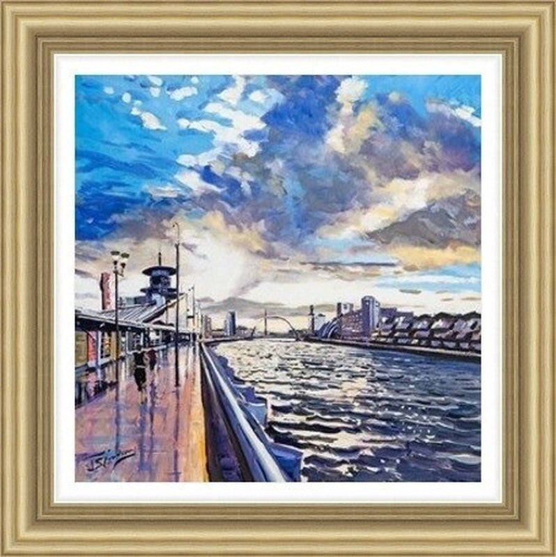Sunset on the Quay by James Somerville Lindsay