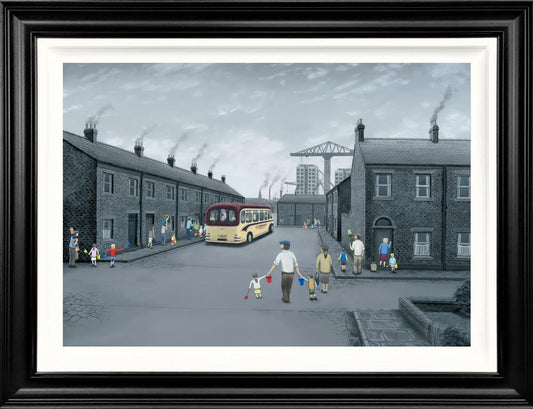 All Aboard For The Seaside Canvas Deluxe by Leigh Lambert