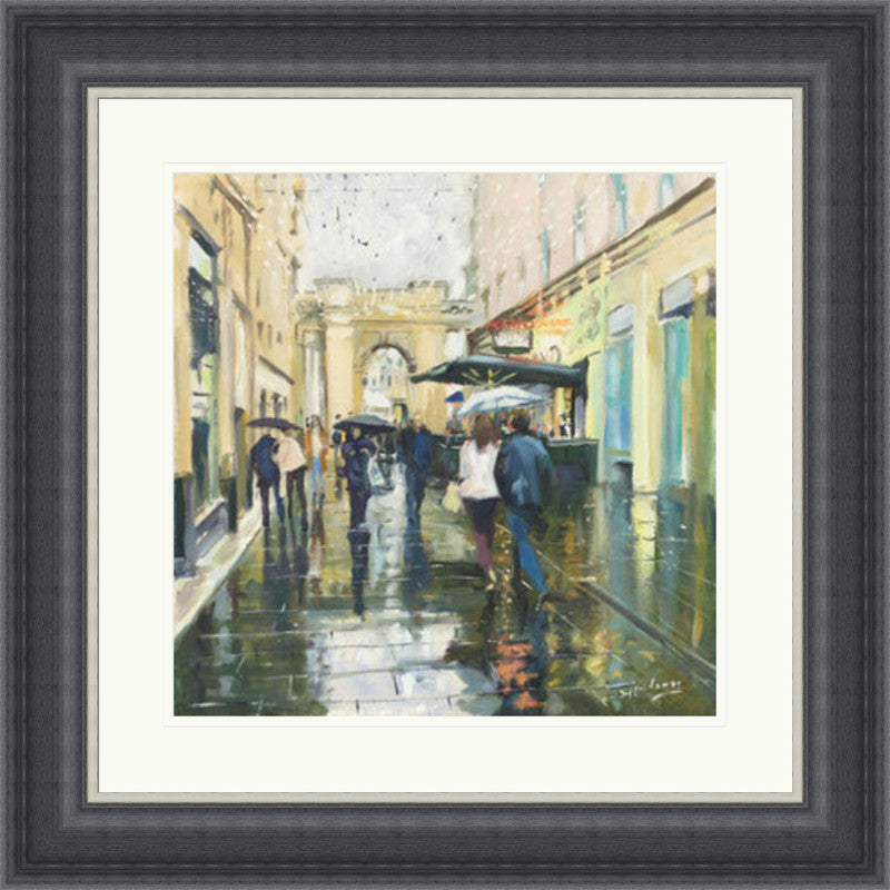 Saturday Showers, Rogano by James Somerville Lindsay