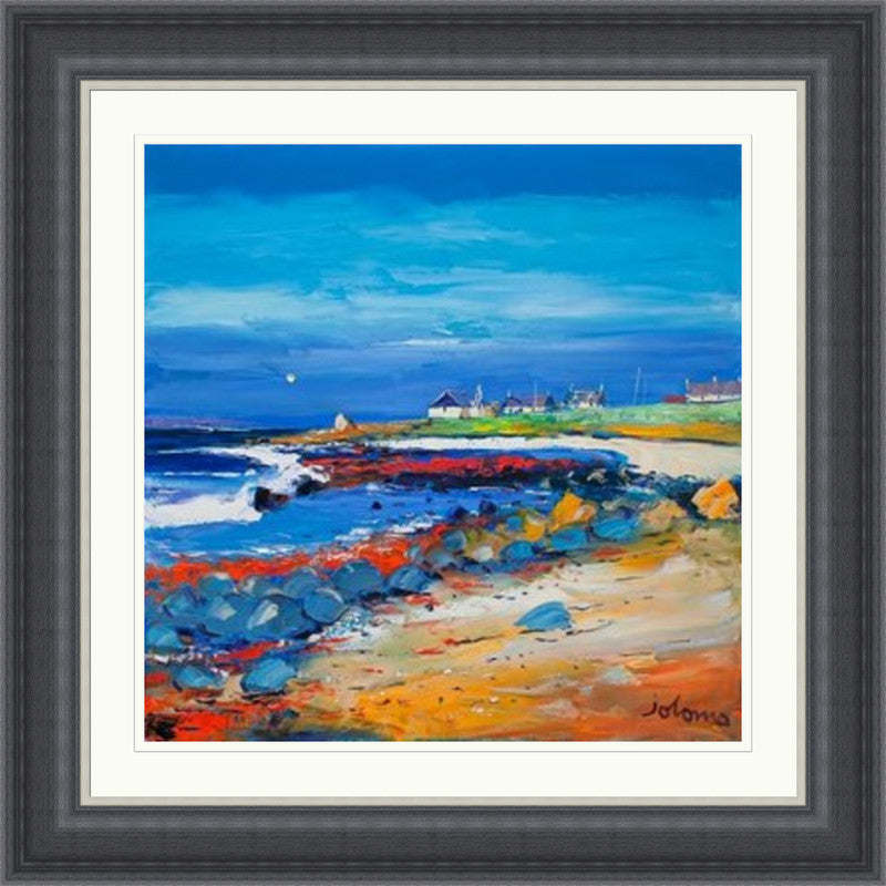 The Red Rocks at Chleit Kirk, Kintyre by Jolomo
