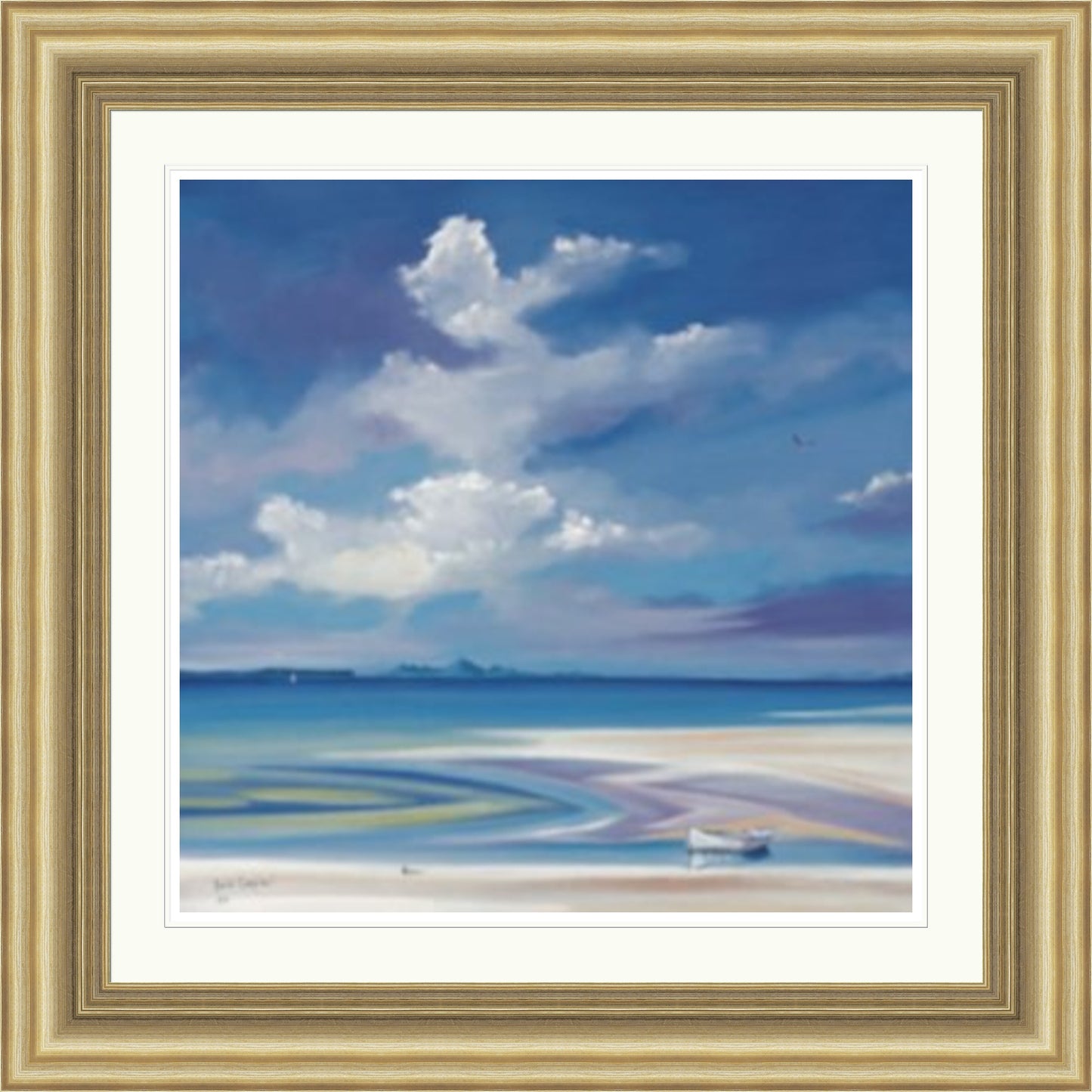 Silver Sands, Eigg and Rhum by Daniel Campbell