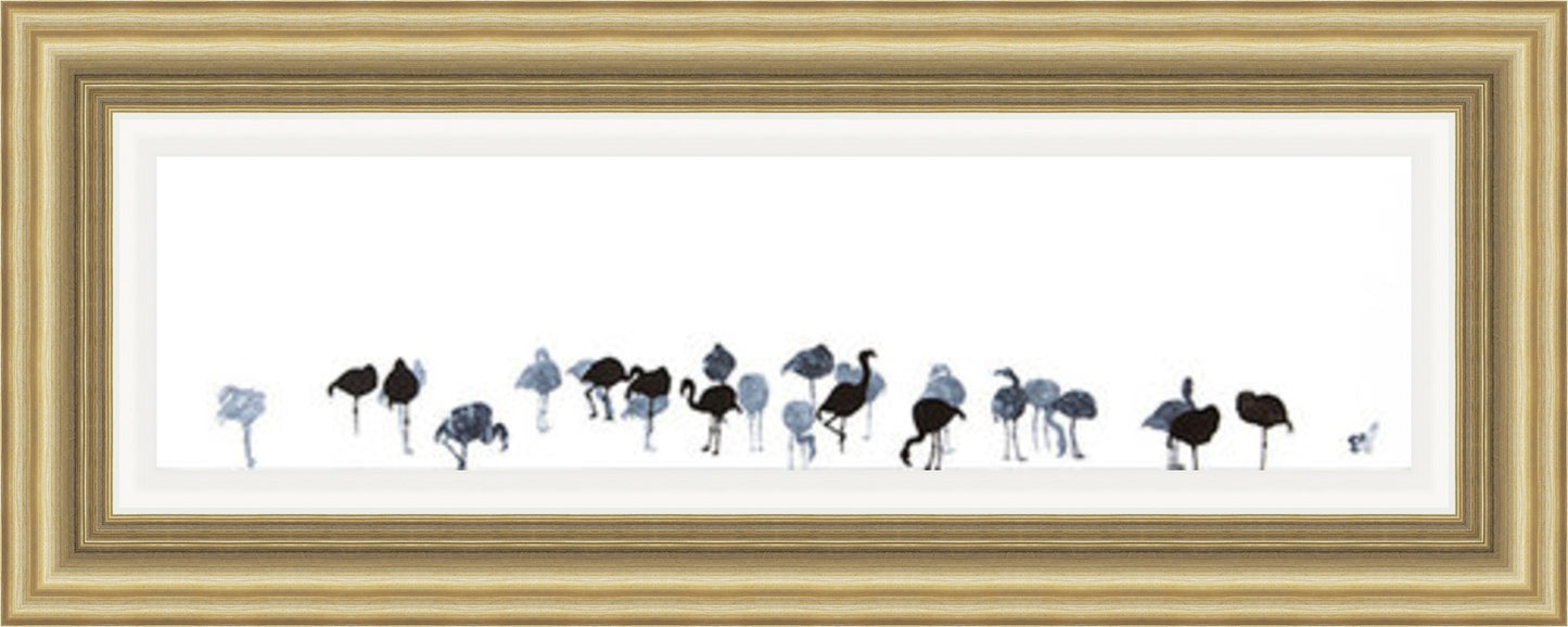 Flamingos by Sandra Vick