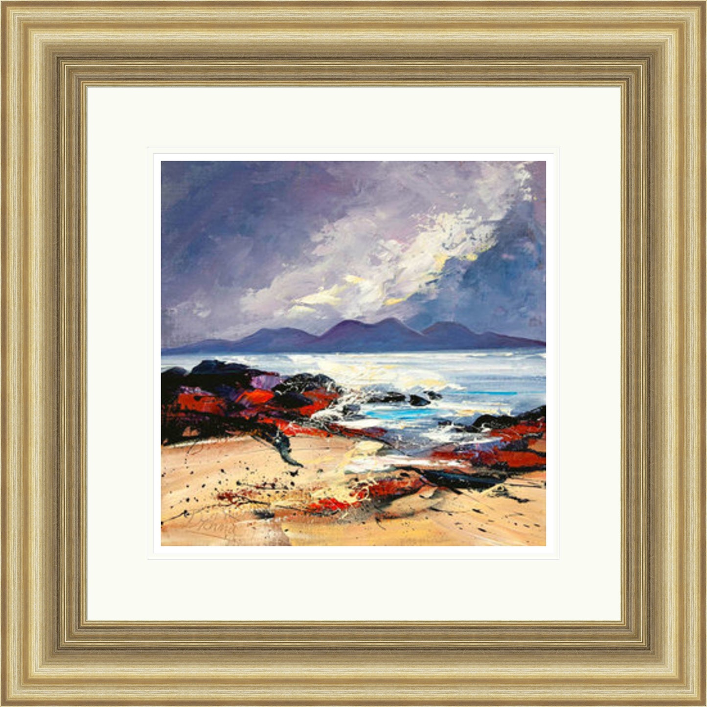 Passing Clouds Over Jura by Dronma