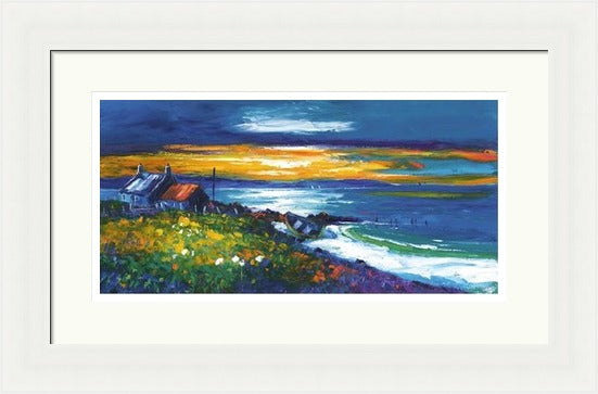 Sunset on a Lewis Shore by Jean Feeney