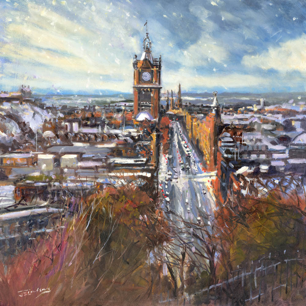 A Winter Blanket, Edinburgh by James Somerville Lindsay