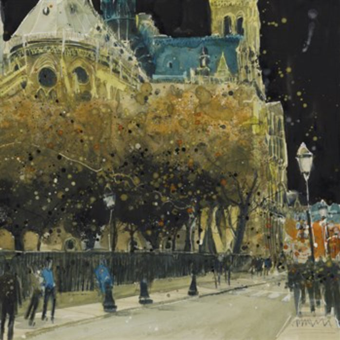 Rue de Cloitre Notre Dame by Susan Brown