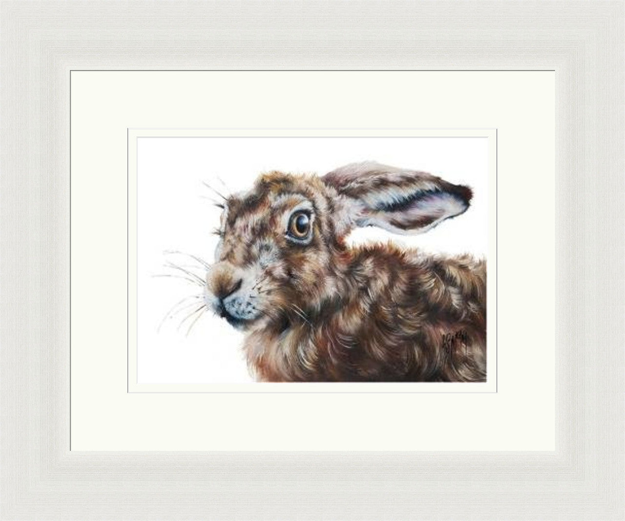 Joy (Limited Edition) by Georgina McMaster framed wall art print featuring uplifting animal artwork