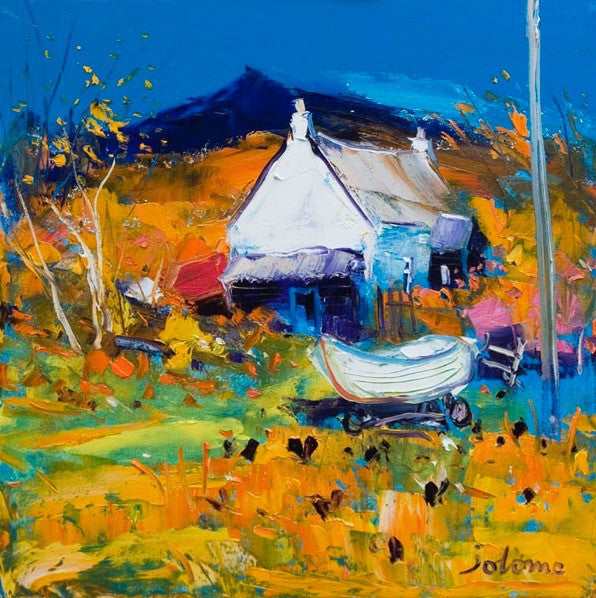 Croft, Boat & Hens, Ballygowan, Isle of Mull by Jolomo