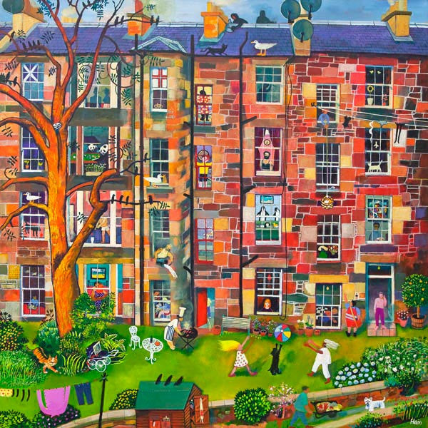 Glasgow Tenements by Rob Hain - Petite