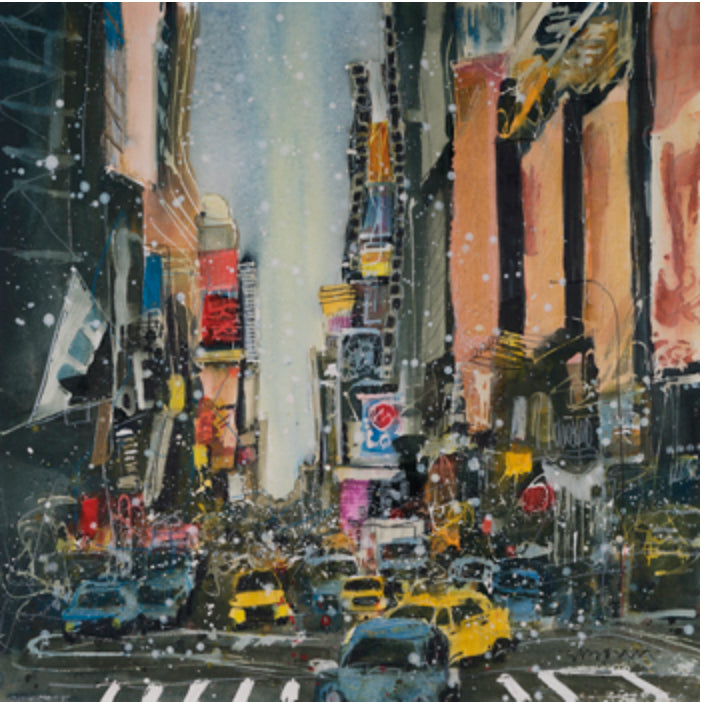 Theatre District New York by Susan Brown