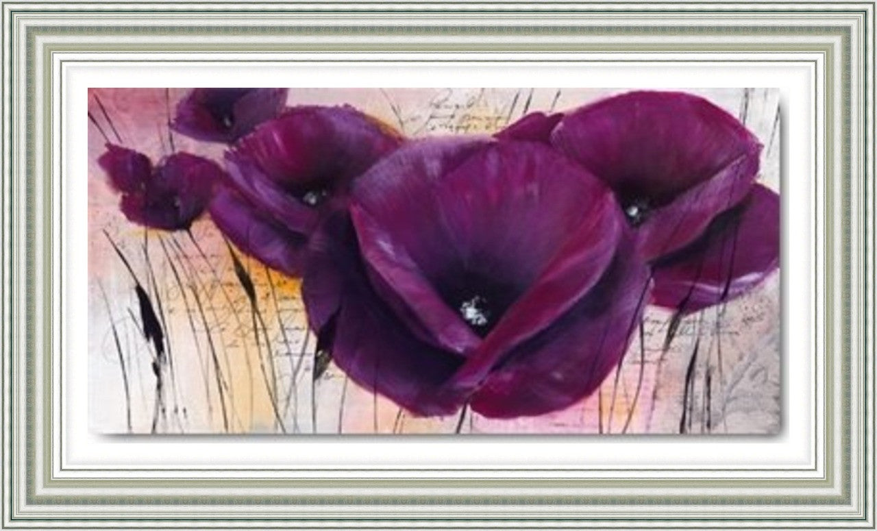 Pavot violet II by Isabelle Zacher-Finet