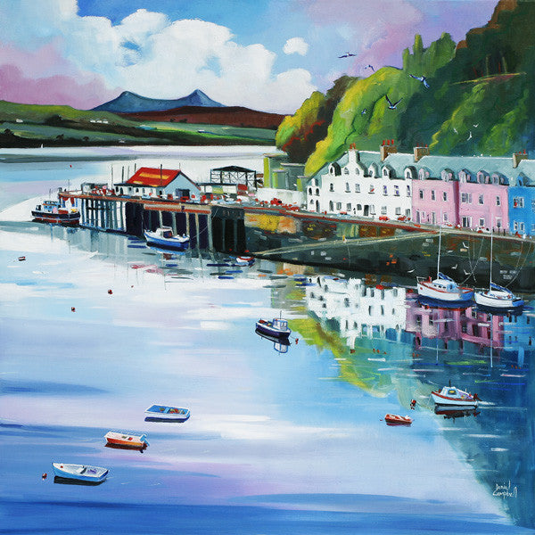 The Pink House, Portree by Daniel Campbell
