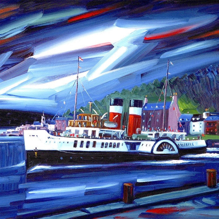 The Last Sea Going Paddle Steamer - The Waverley by Raymond Murray - Petite