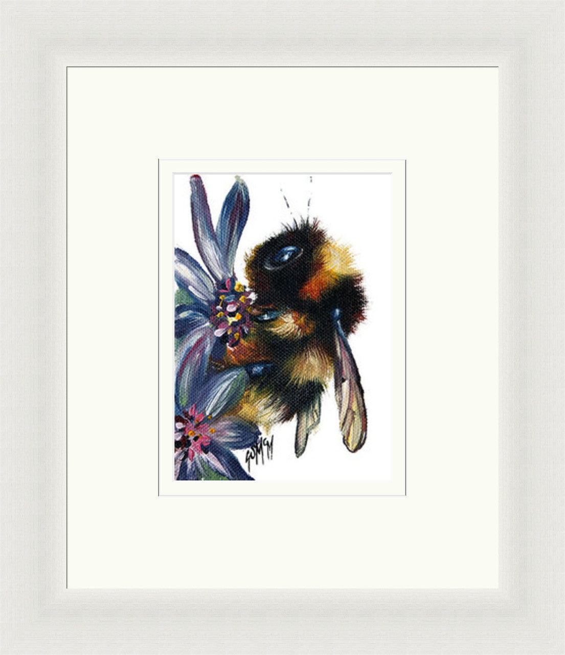 Brian II (Limited Edition) by Georgina McMaster framed wall art print featuring named animal portrait