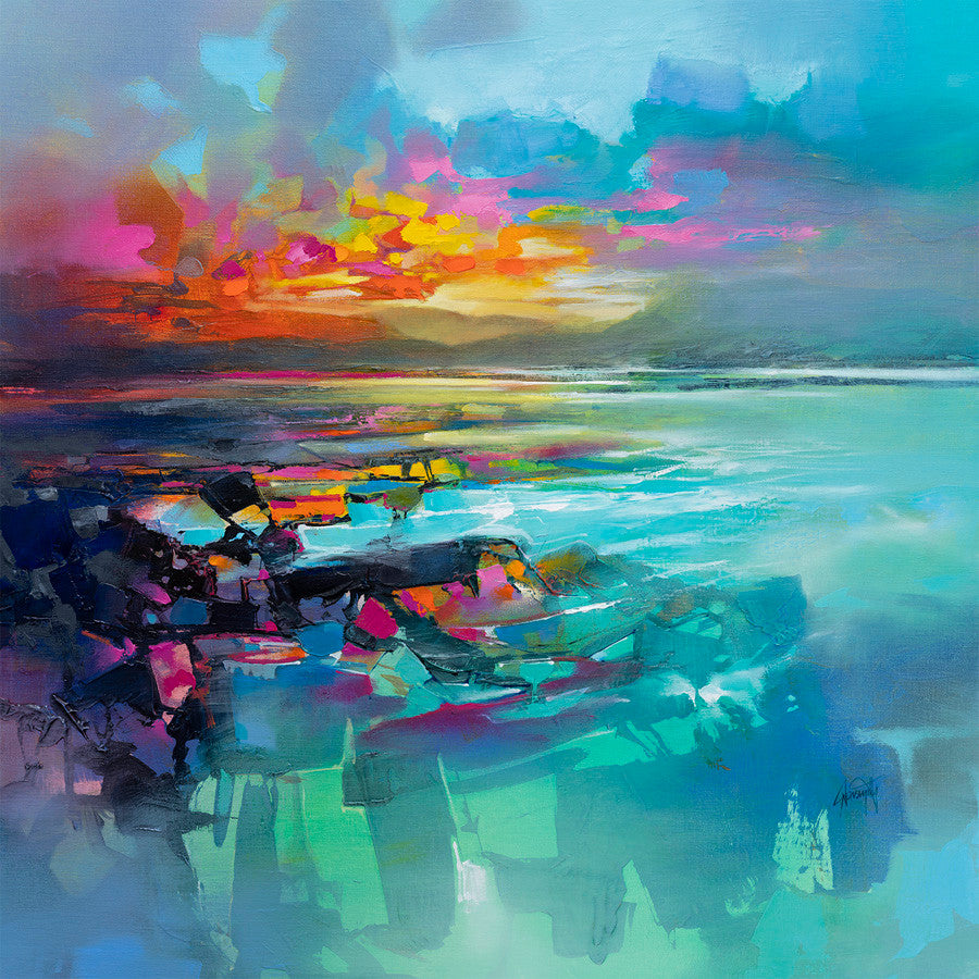 Approaching Arran (Signed & Numbered Limited Edition) by Scott Naismith