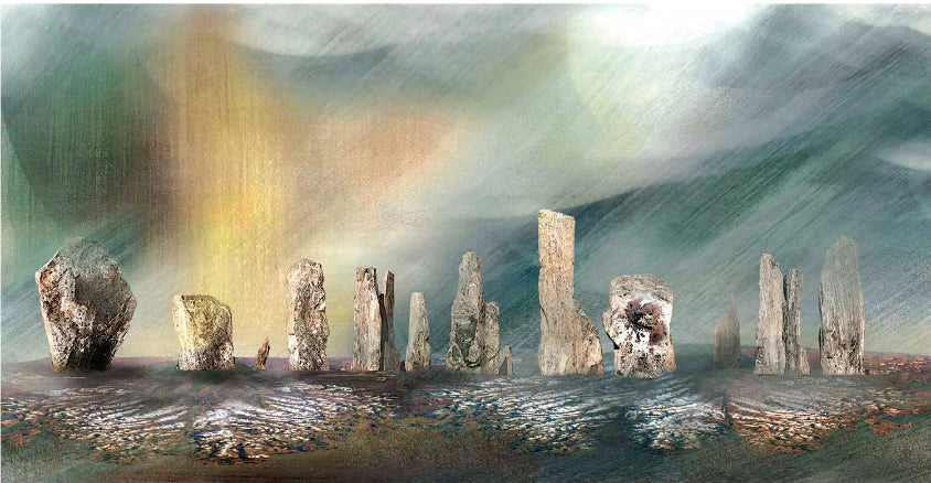 Callanish stones, Isle of Lewis by Esther Cohen - Petite