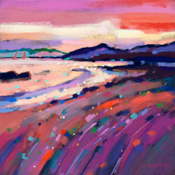 Sunset Sailing, Seamill by Pam Glennie