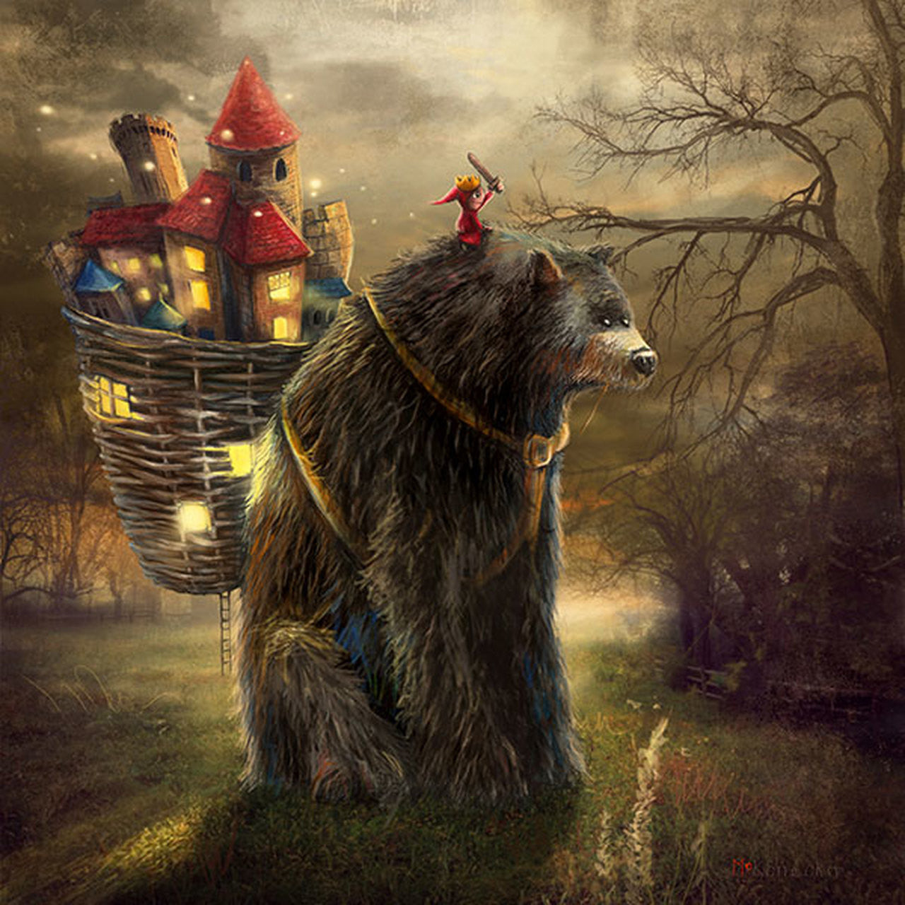 A Bear Who Carried a Kingdom by Matylda Konecka
