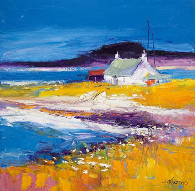 Beached Boats, Isle of Harris (Limited Edition) By John Lowrie Morrison (Jolomo)