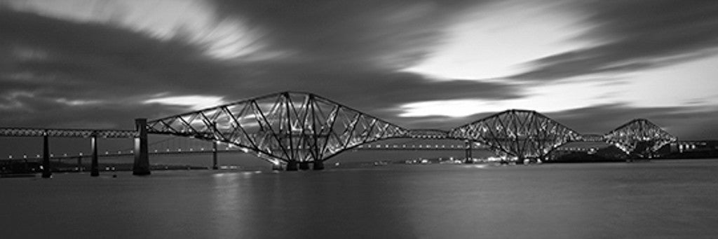Forth Bridges - Black and White by Ian Marshall