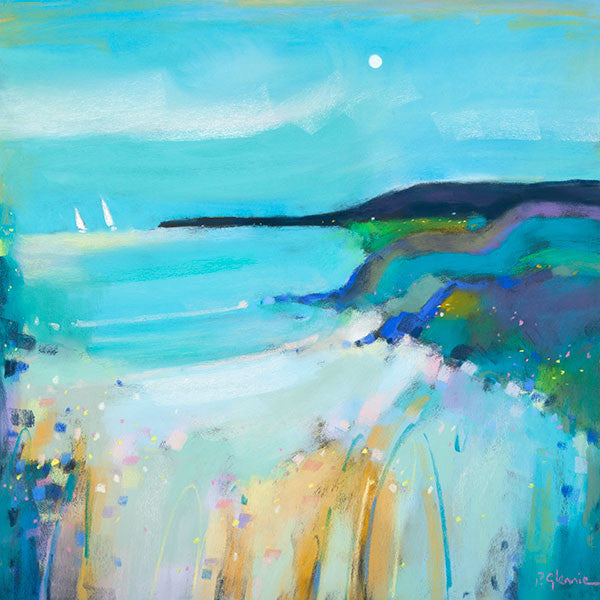 Moonrise, Isle of Lewis by Pam Glennie