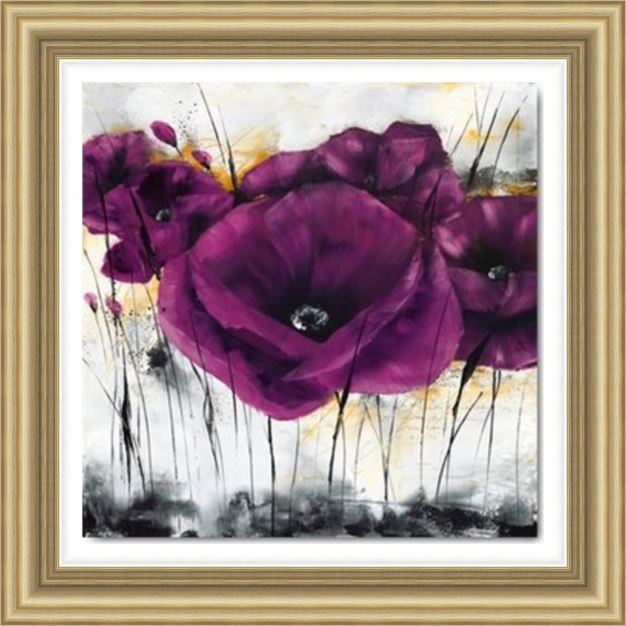 Pavot violet III by Isabelle Zacher-Finet