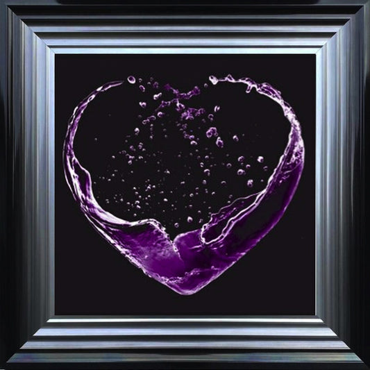Key To My Heart Black and Purple