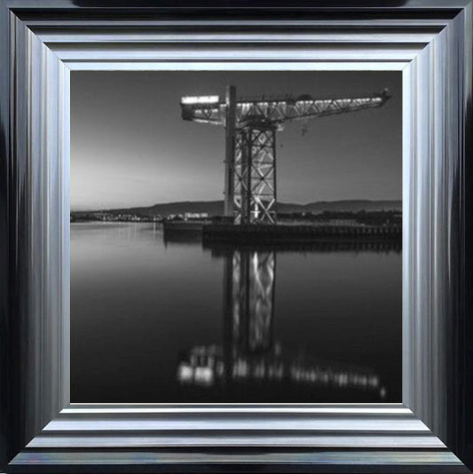 Titan Crane, Glasgow - Black and White