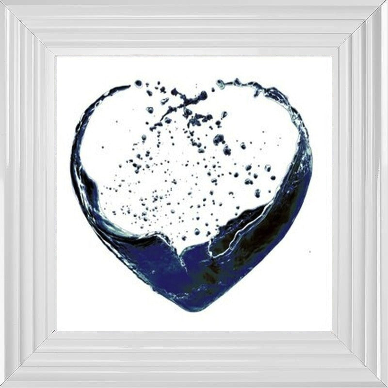 Key To My Heart White and Blue