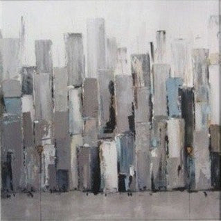 New York Abstract by Aziz Kadmiri