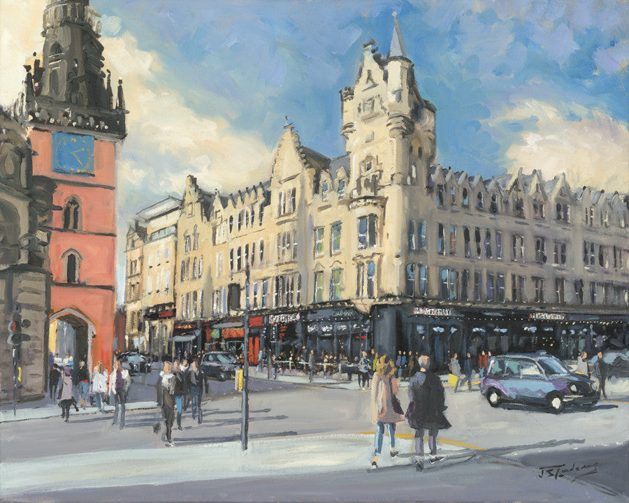 Sunny Afternoon Argyll Street by James Somerville Lindsay - Petite