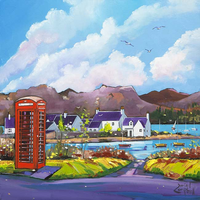 Phone Box, Plockton by Daniel Campbell
