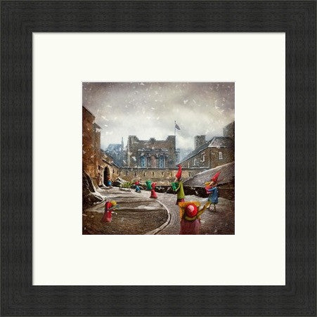 The Christmas Bringers, Edinburgh Castle by Matylda Konecka - Petite
