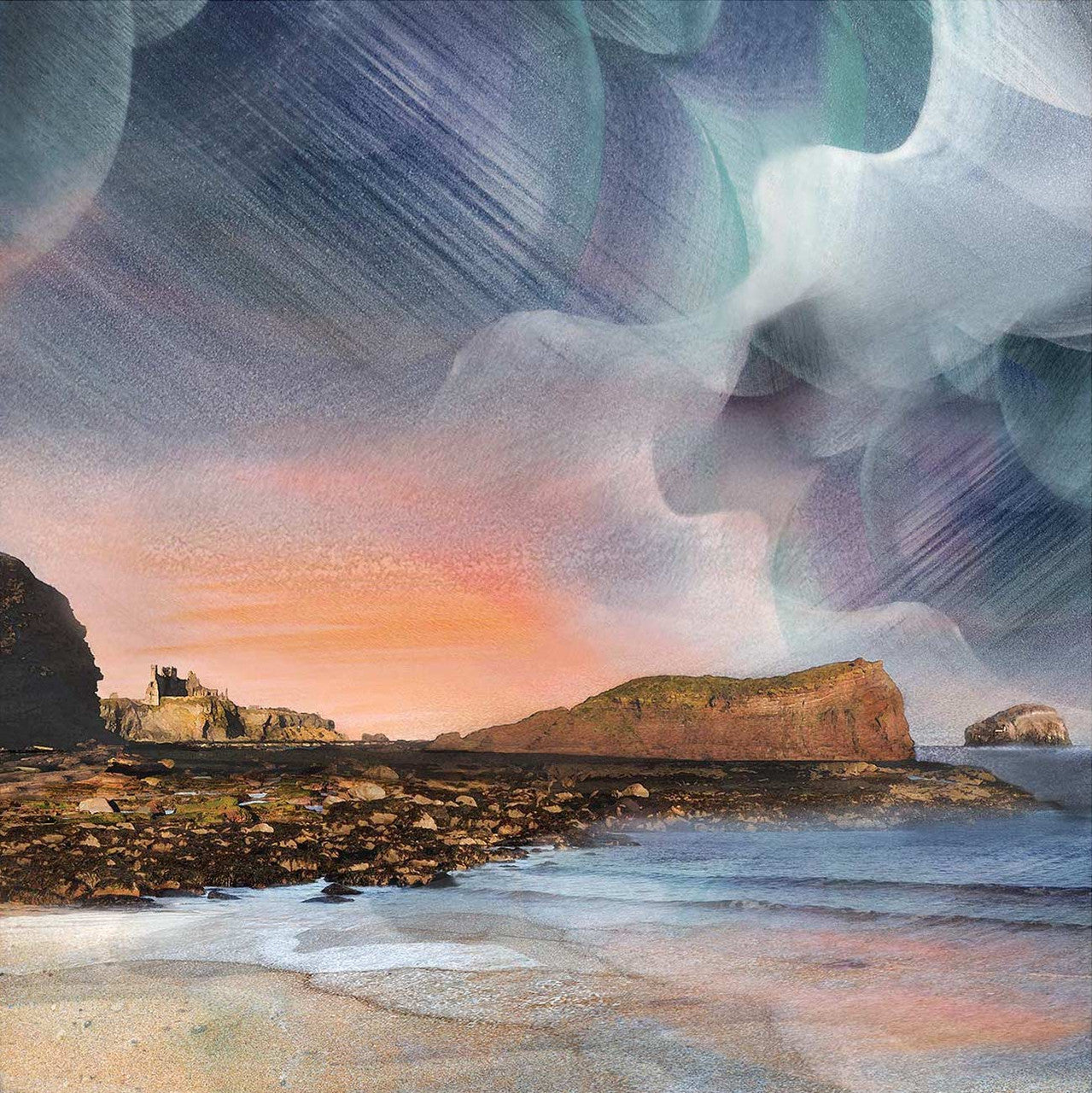 Summer Sunset, Seacliff Beach by Esther Cohen