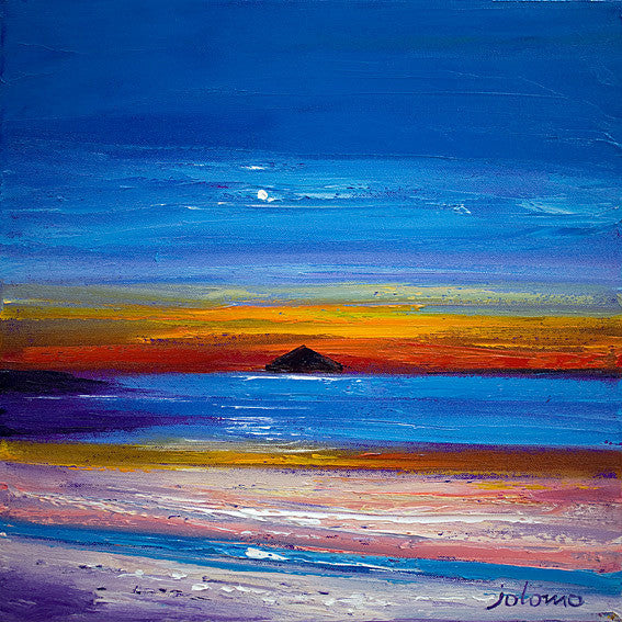 Moonrise, Ailsa Craig by Jolomo