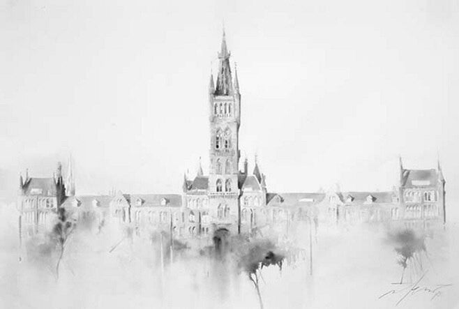 Glasgow University by Ismael Pinteño