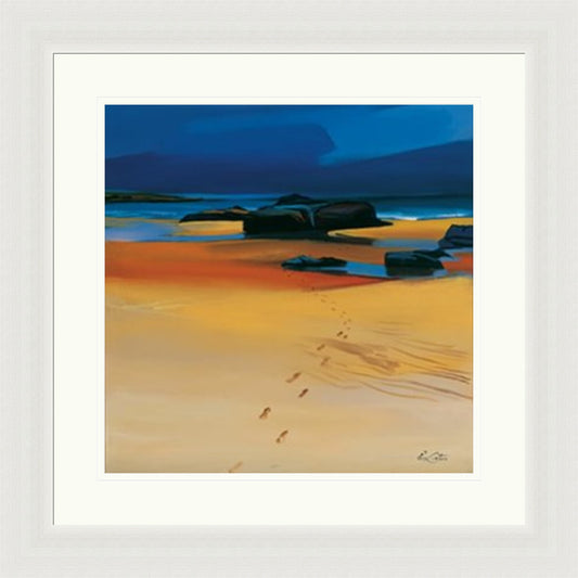 Footsteps and Orange Sands, Montrose Bay (Limited Edition) By Pam Carter