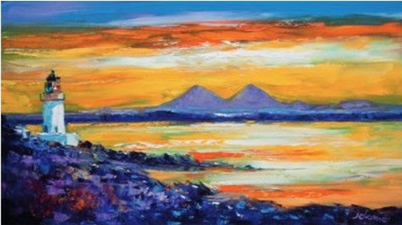 A Soft Dawnlight over Loch Indaal Islay by Jolomo