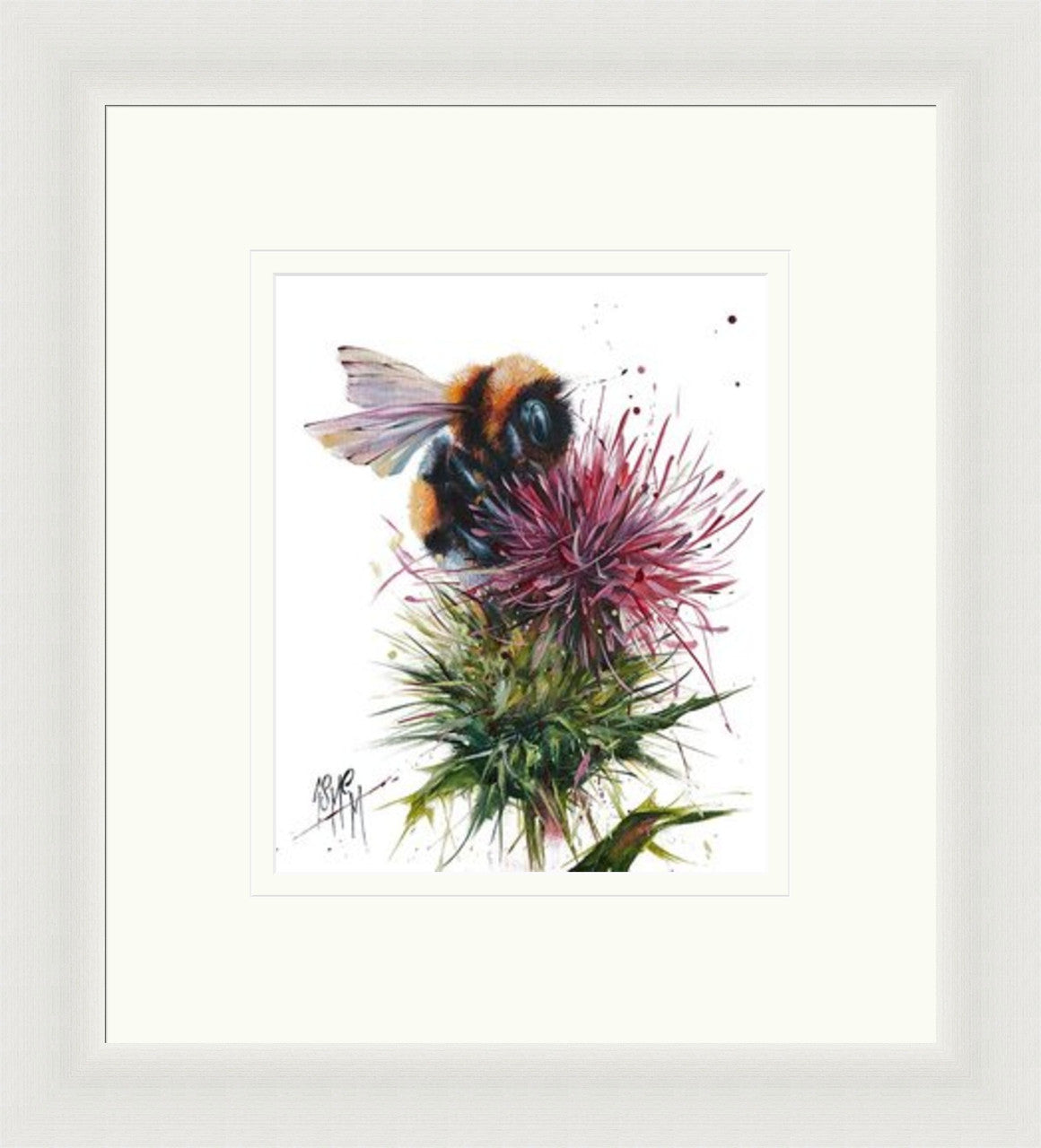 Sting (Limited Edition) by Georgina McMaster framed wall art print featuring bee artwork