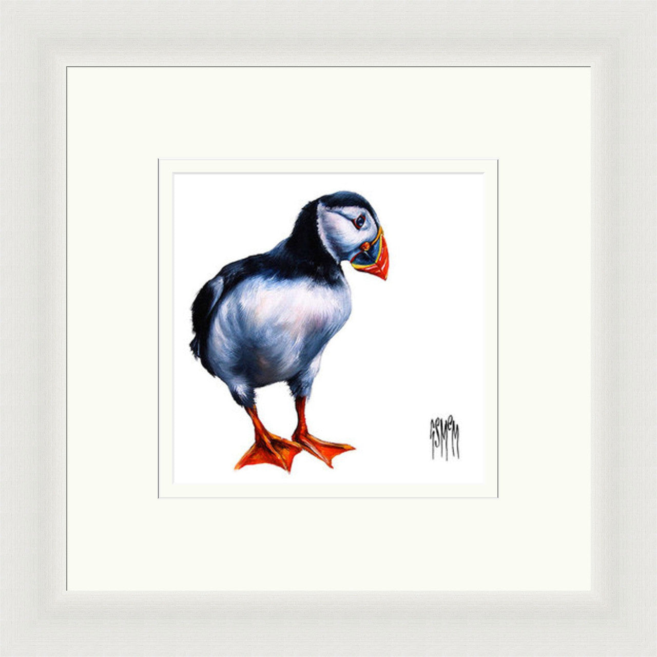 Piper (Limited Edition) by Georgina McMaster framed wall art print featuring named animal portrait