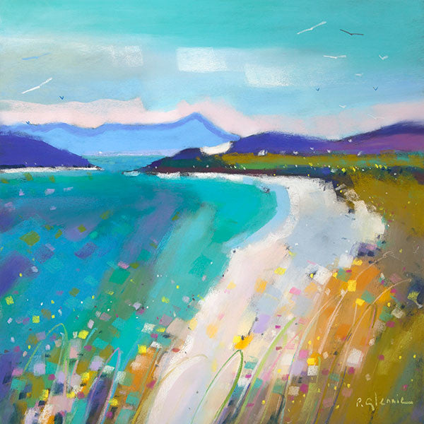 Machair Coast, Isle of Harris by Pam Glennie