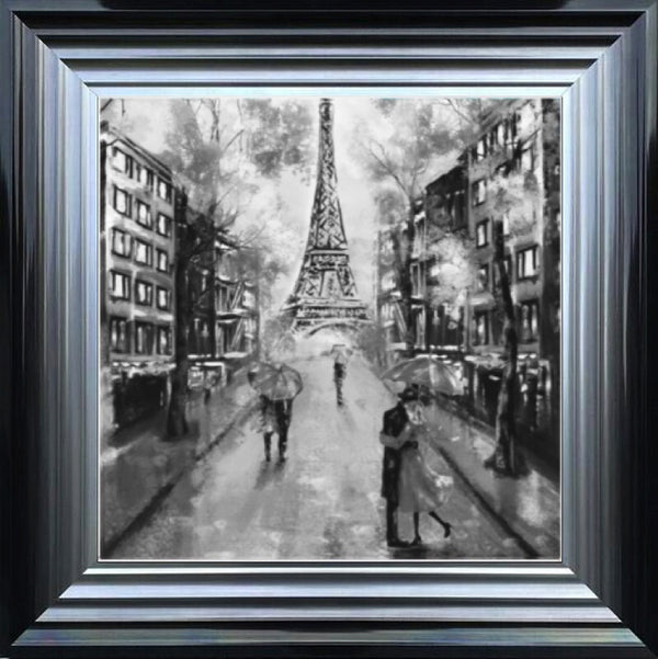 Paris Blossoms in Black and White