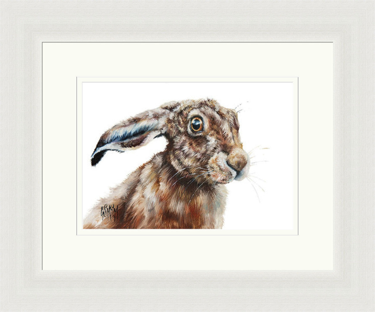 Gypsy (Limited Edition) by Georgina McMaster framed wall art print featuring named animal portrait