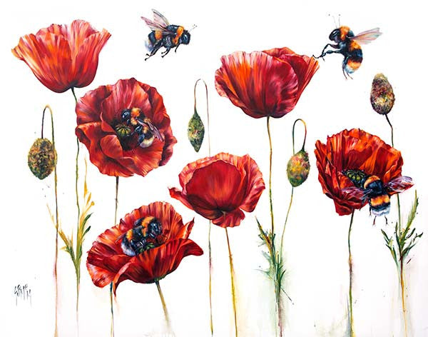 Where Poppies Grow (Limited Edition) By Georgina McMaster