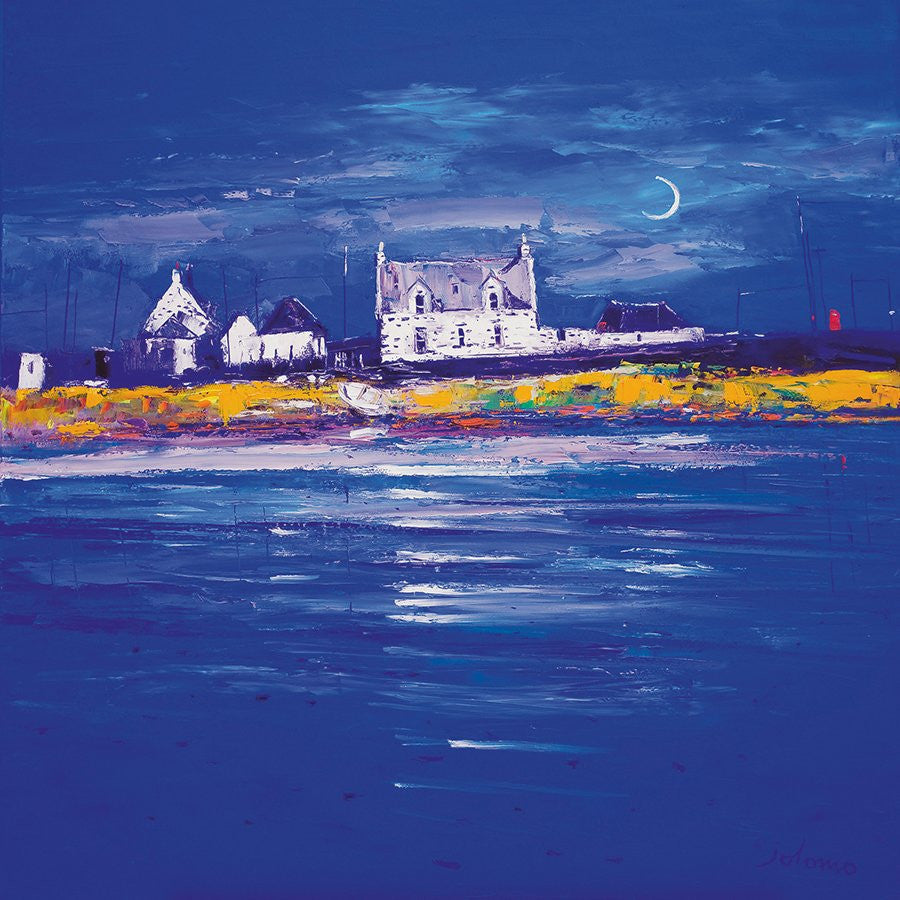 New Moon, Isle of Tiree by JOLOMO