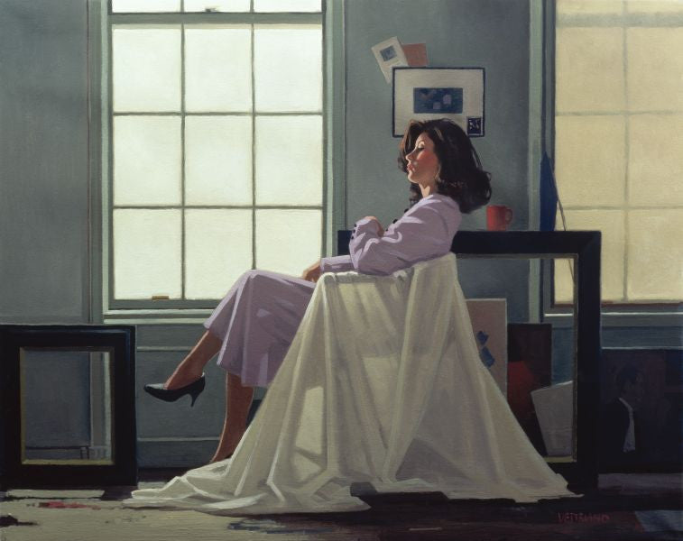 Winter Light and Lavender by Jack Vettriano