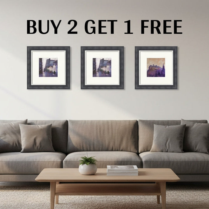 Glasgow & Edinburgh Mini Art 3 for 2 by C.Ruffell
