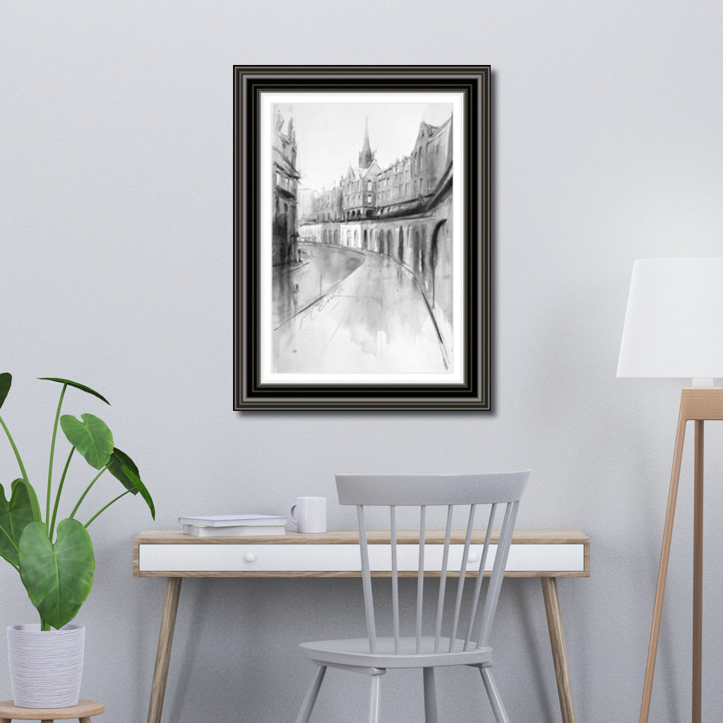 Black & White City Wall Art by Ismael Pinteño