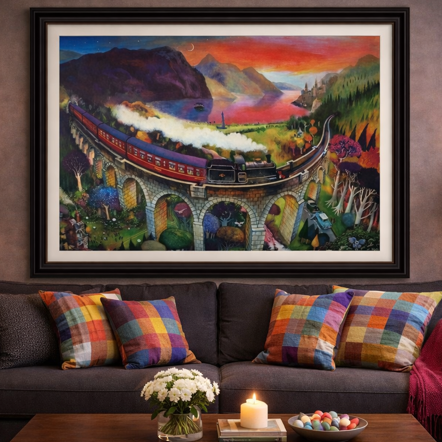 Train, Railway & Viaducts