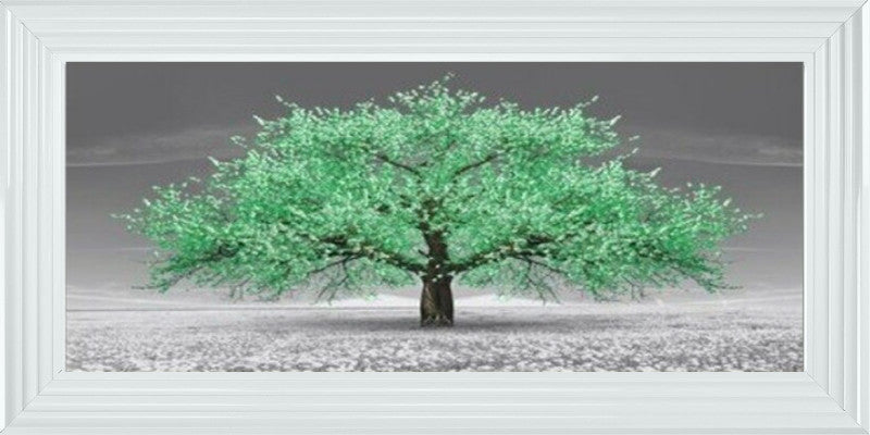 Green Cherry Blossom Tree
